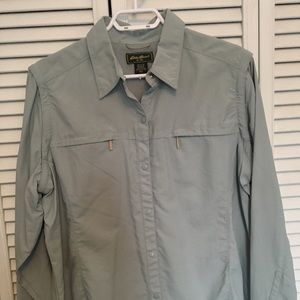 Eddie Bauer outdoor shirt with detachable sleeves.